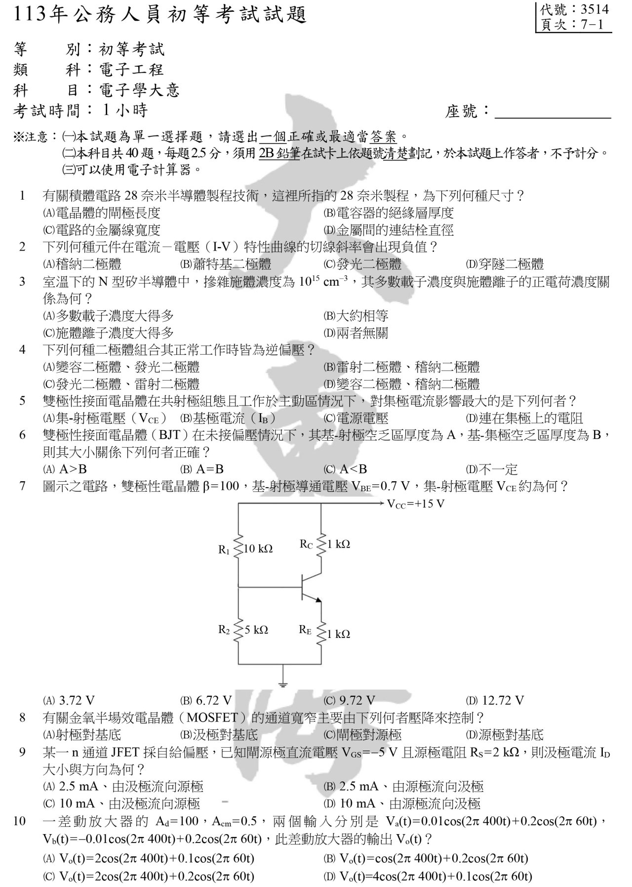 電子學大意